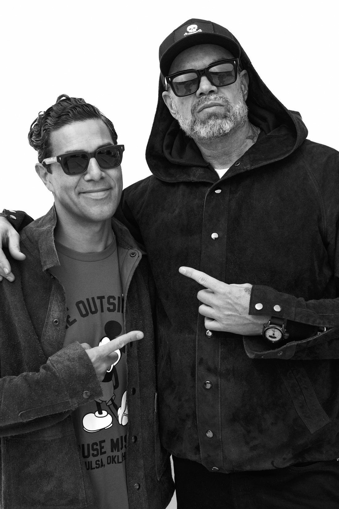 THE LEATHER GREASER HOODIE