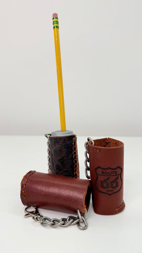 Leather Blackwing Pencil Sharpener Carrying Case